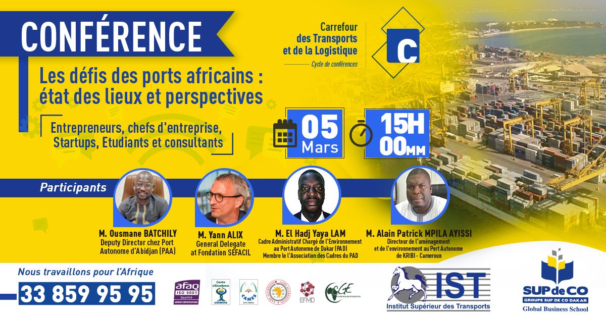Webinaire :  » Les défis des ports africains : état des lieux et perspectives « 