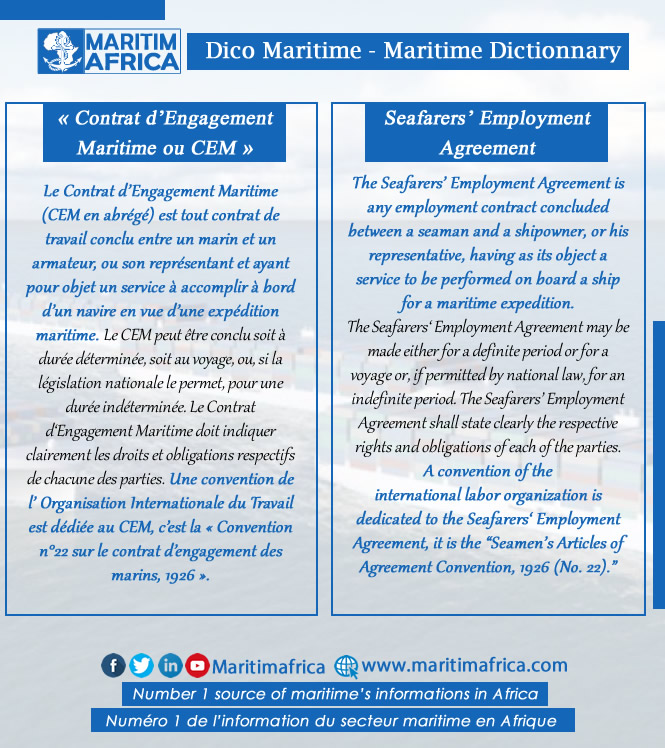 Contrat d’Engagement Maritime (CEM)