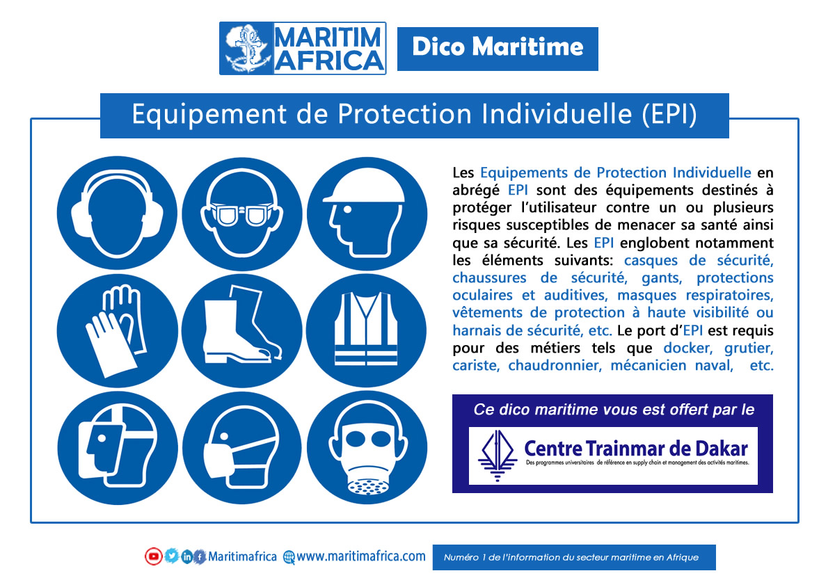 Equipement de Protection Individuelle (EPI) - Maritimafrica