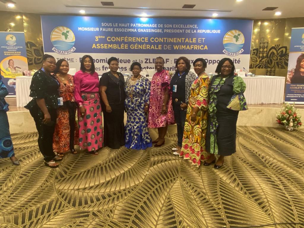 Ouverture de la 3ème Conférence continentale et Assemblée Générale du WIMAFRICA sur le thème : « Economie Bleue et la ZLECAF une opportunité pour les femmes du secteur maritime »
