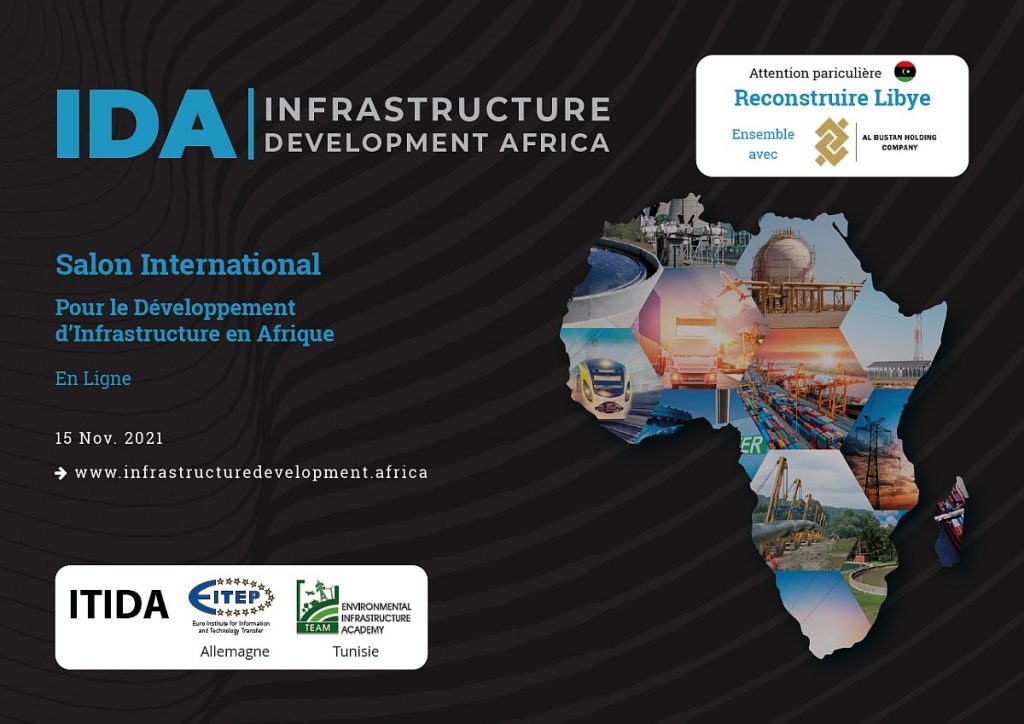 Prenez rendez-vous pour le Salon International pour le Développement d’Infrastructure en Afrique : IDA 2021
