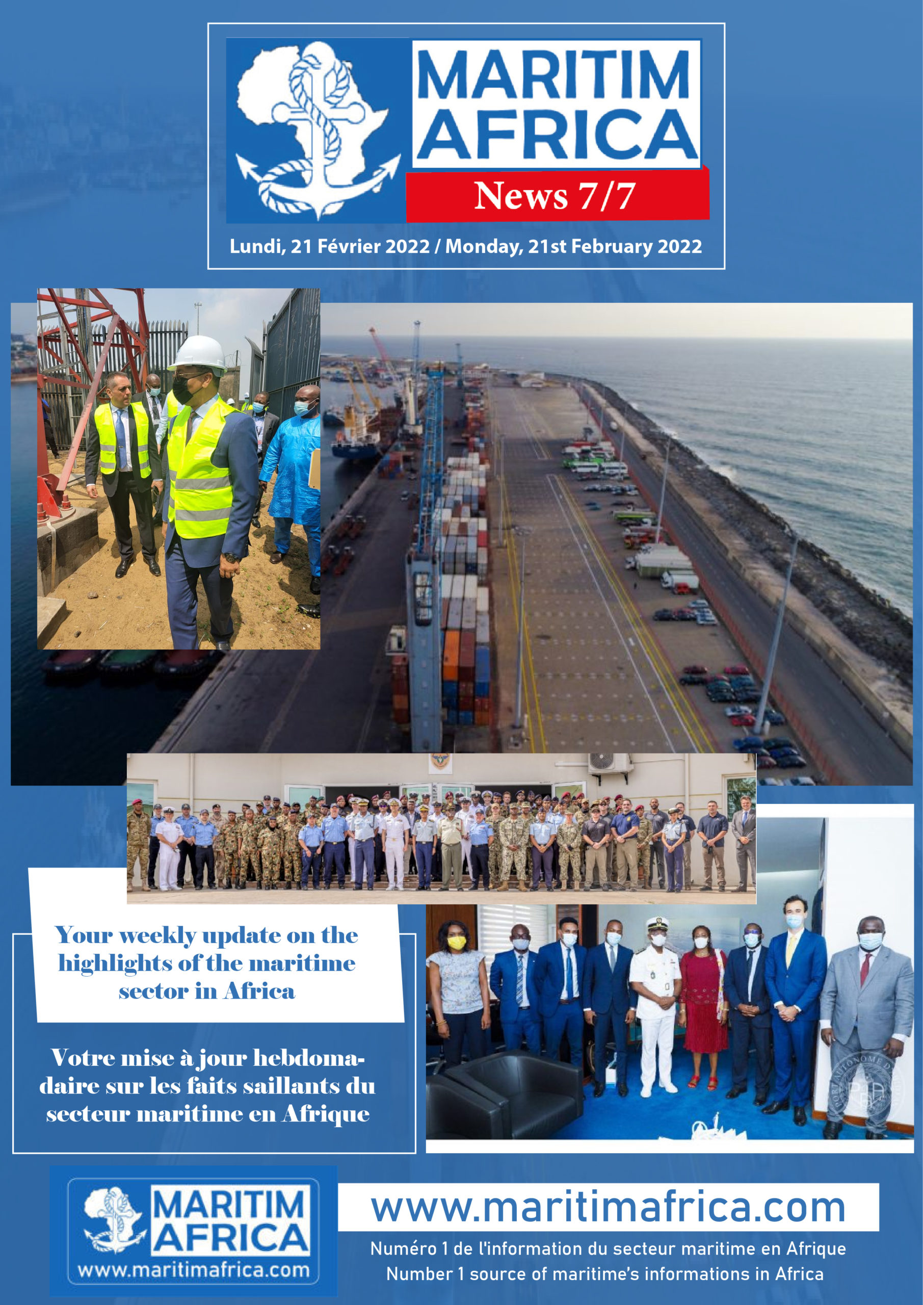 Maritimafrica News 7/7 (Semaine du 14 au 20 février 2022)