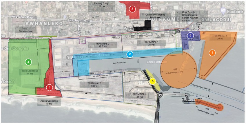 Le Port Autonome de Cotonou, lance la recherche d’un concessionnaire pour la gestion du Terminal 5