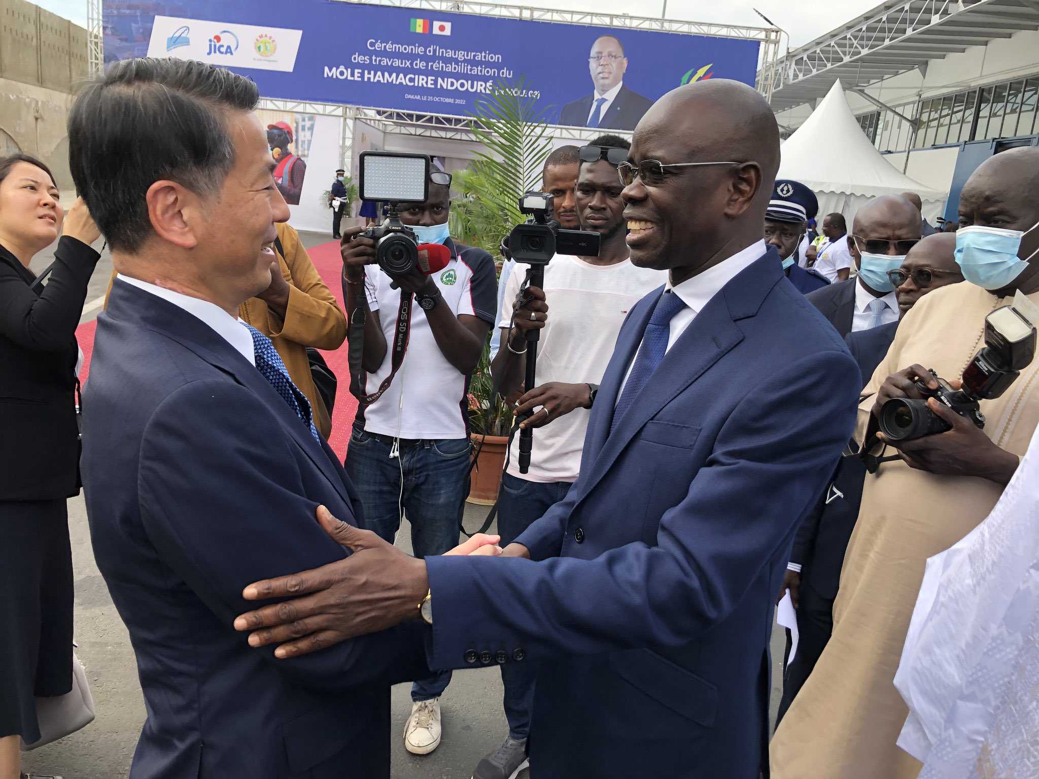 Sénégal : Cérémonie d’inauguration des travaux de réhabilitation du Môle Hamacire NDOURE, Ex Môle 3