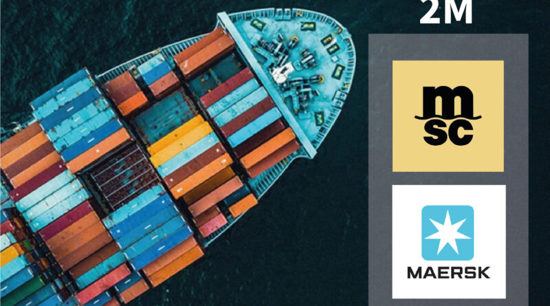 Maersk et MSC mettront fin à l’alliance 2M en Janvier 2025