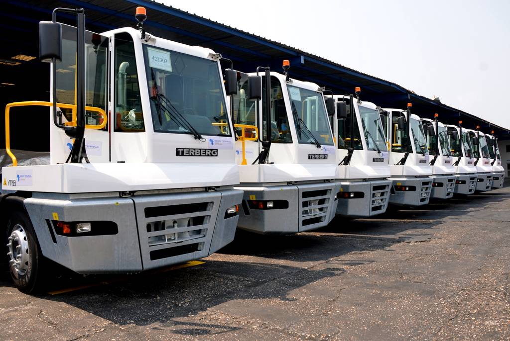 Bénin terminal se dote de huit tracteurs portuaires flambant neufs