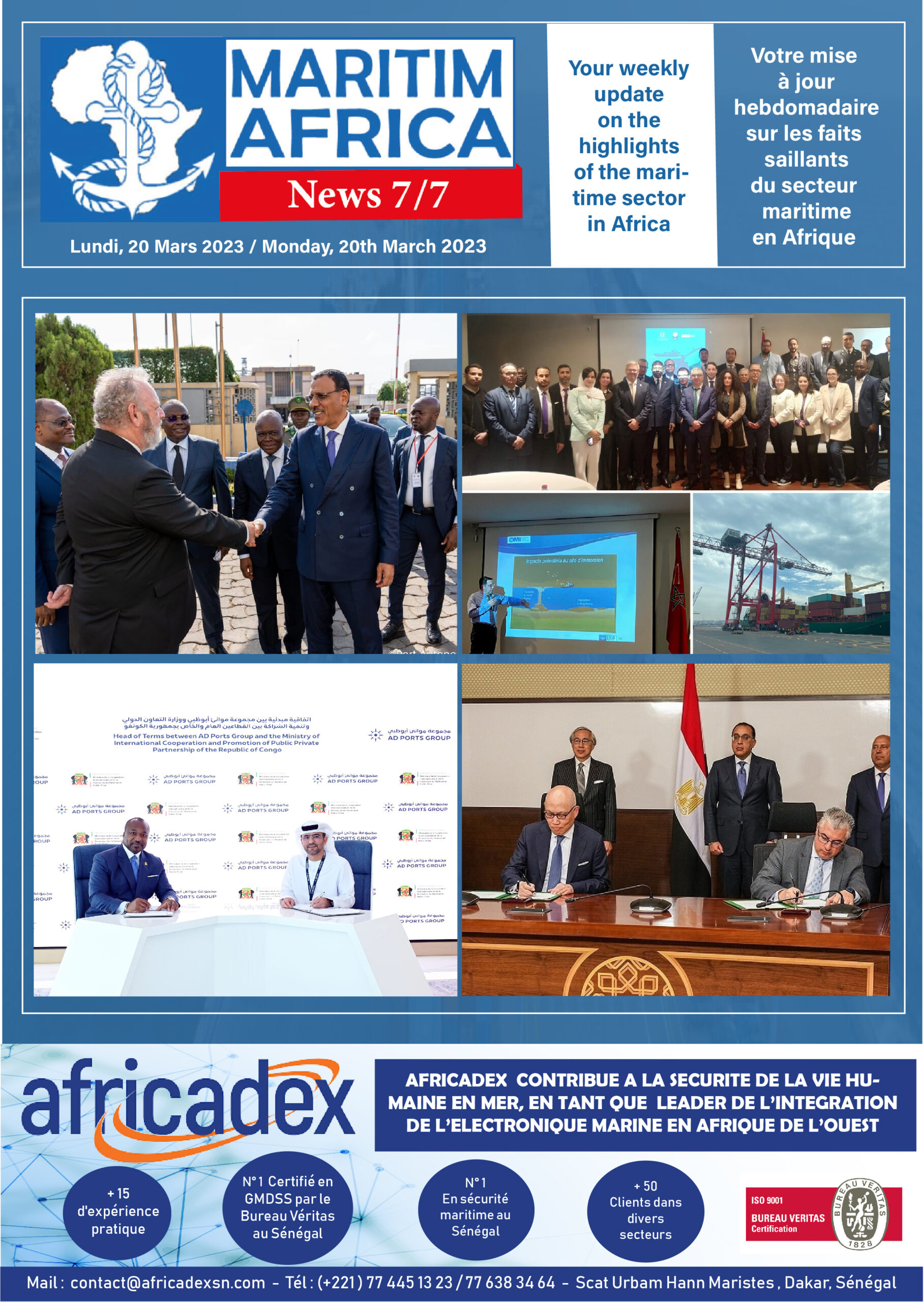 Maritimafrica News 7/7 (Semaine du 13 au 19 mars 2023)