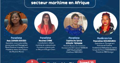 Webinaire : La place de la femme dans le secteur maritime en Afrique