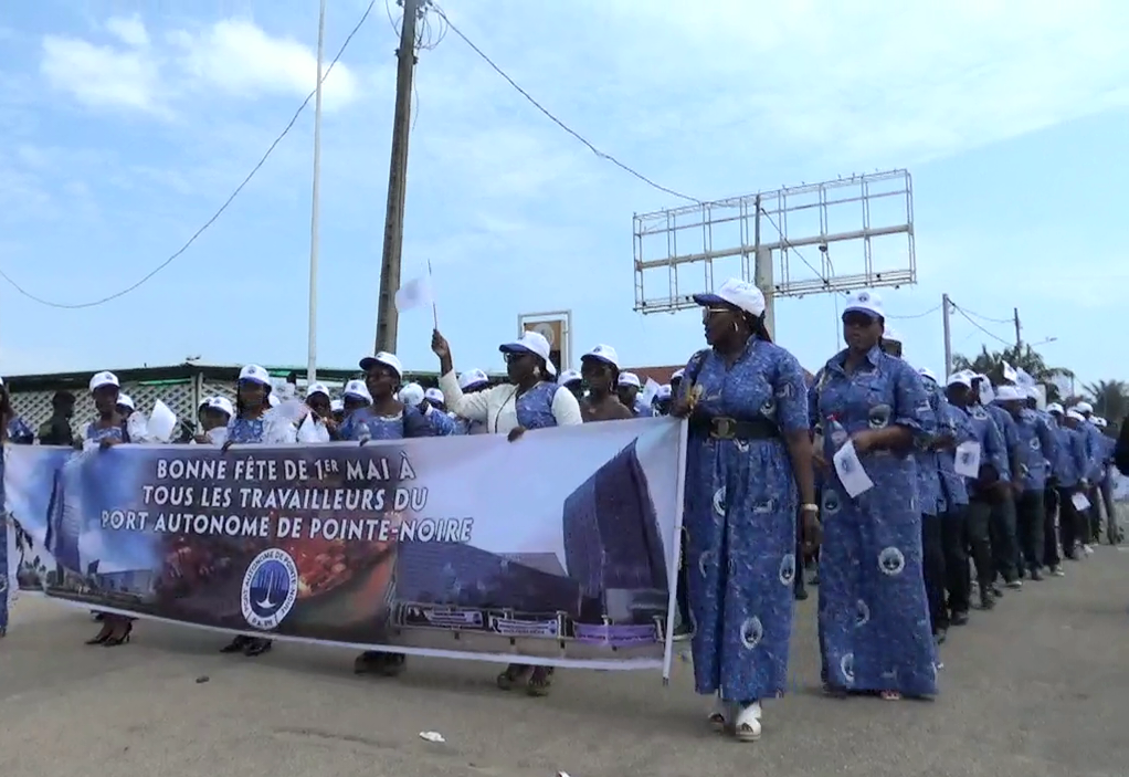 Fête internationale du 1er Mai célébrée par le personnel du Port Autonome de Pointe-Noire