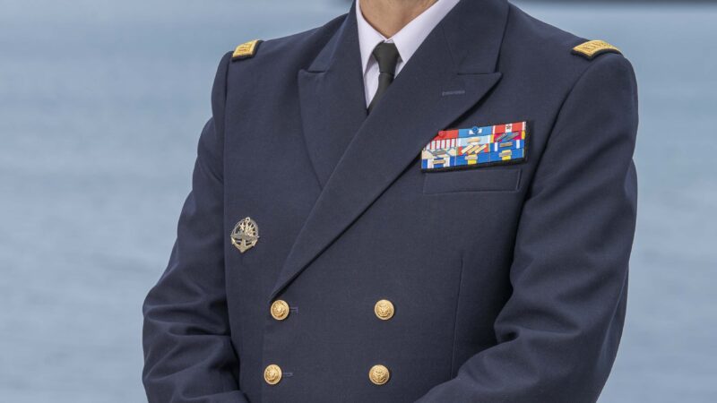 Le vice-amiral d’escadre Jean-François Quérat, nouveau préfet maritime de l’Atlantique et commandant de la zone et de l’arrondissement maritimes Atlantique