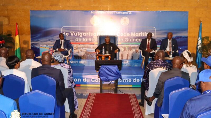 Les journées de vulgarisation du code maritime guinéen s’achèvent sur des recommandations concrètes