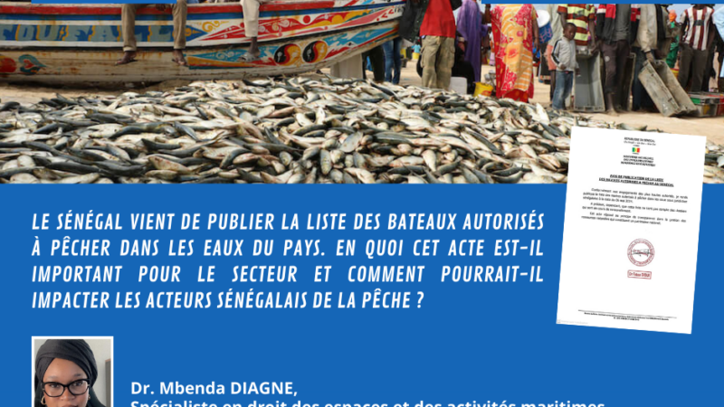 Vox Pop : Le Sénégal vient de publier la liste des bateaux autorisés à pêcher dans les eaux du pays. En quoi cet acte est-il important pour le secteur et comment pourrait-il impacter les acteurs sénégalais de la pêche ?