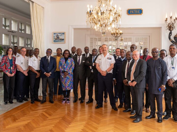 Séminaire Action de l’Etat en Mer à Paris et Brest, en présence des hautes autorités maritimes du Golfe de Guinée