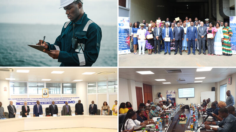 Un cours renforce les compétences en matière de formation et de certification des gens de mer au Cameroun