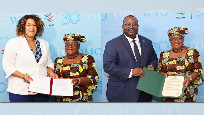 Le Bénin et la Sierra Leone acceptent formellement l’Accord sur les subventions à la pêche, portant le nombre d’acceptations à 80