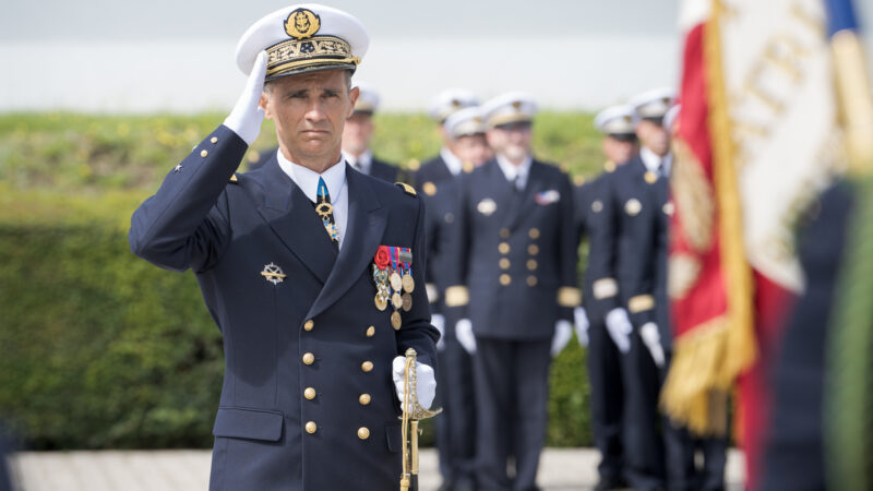 Prise de fonctions du Vice-Amiral d’Escadre Xavier Petit, amiral commandant les forces sous-marines et la force océanique stratégique