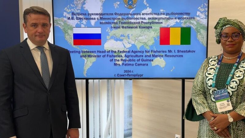 Renforcement de la coopération entre la Guinée et la Russie dans le secteur de la pêche