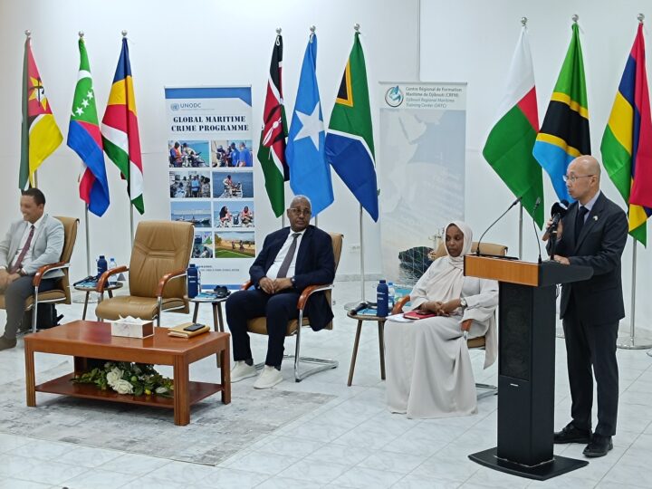 UNODC/DRTC Cérémonie d’ouverture de l’atelier « Maritime Law Enforcement Strategic Forum for Operational Sustainability Western Indian Ocean Region » dans le cadre d’une initiative appuyée par le Japon