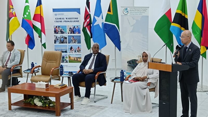 UNODC/DRTC Cérémonie d’ouverture de l’atelier « Maritime Law Enforcement Strategic Forum for Operational Sustainability Western Indian Ocean Region » dans le cadre d’une initiative appuyée par le Japon