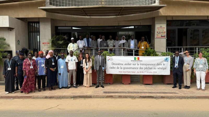 DEUXIEME ATELIER SUR LA TRANSPARENCE DANS LE CADRE DE LA GOUVERNANCE DES PECHES AU SENEGAL DU 15 AU 17 OCTOBRE 2024