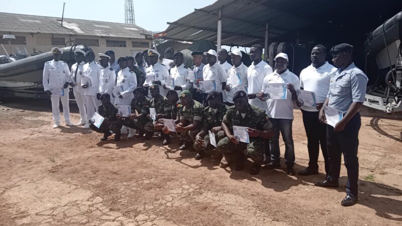 Marinha e Autoridade Marítima Nacional de Portugal levam a cabo ações de formação na Guiné-Bissau no âmbito do projeto SWAIMS