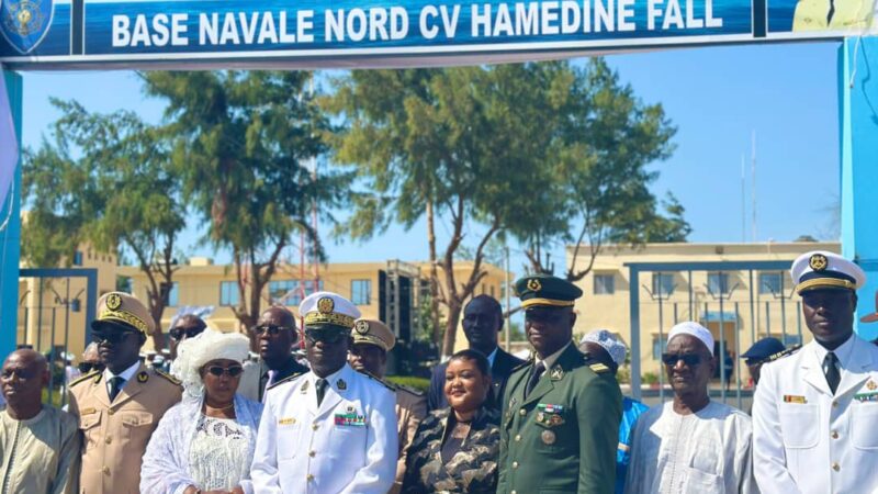 La Base navale de Saint-Louis honore la mémoire du Capitaine de vaisseau Hamedine FALL