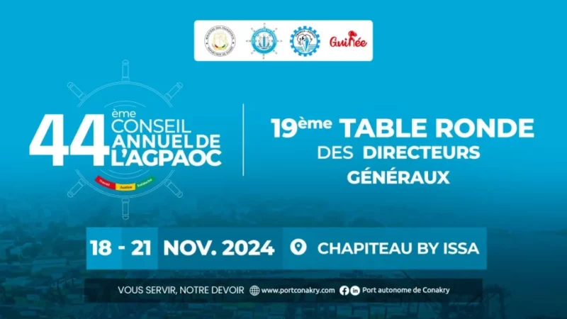 Conakry accueillera le 44e Conseil Annuel de l’AGPAOC du 18 au 21 Novembre 2024