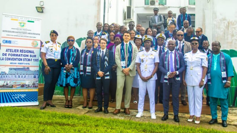 Abidjan accueille un atelier régional de formation sur la Convention STCW-F 1995 pour une pêche plus sûre et durable