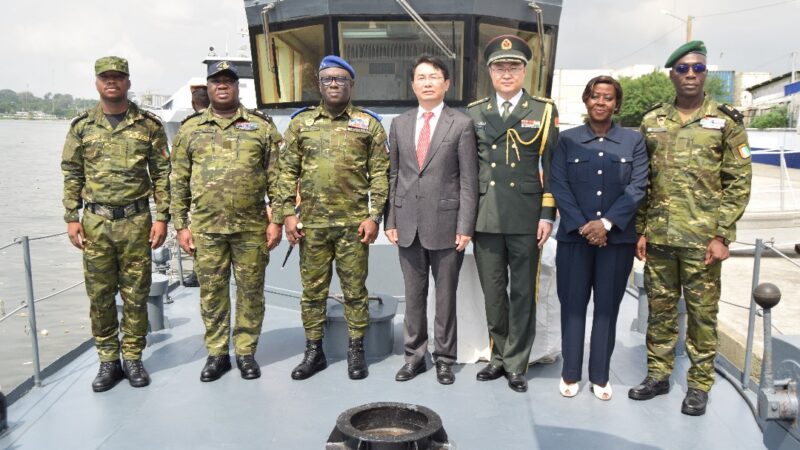 PARTENARIAT SINO-IVOIRIEN : UN NOUVEAU PATROUILLEUR POUR LA MARINE NATIONALE