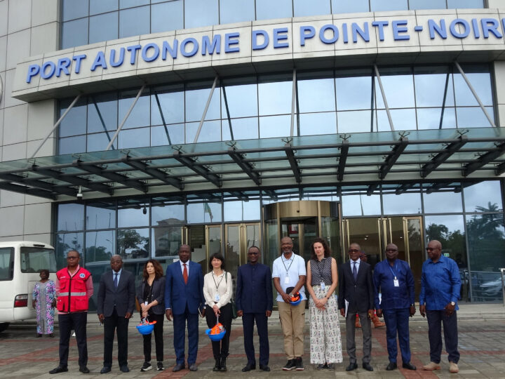 Carine Villemagne Cros Ambassadrice de l’Union Européenne, en visite au Port Autonome de Pointe-Noire