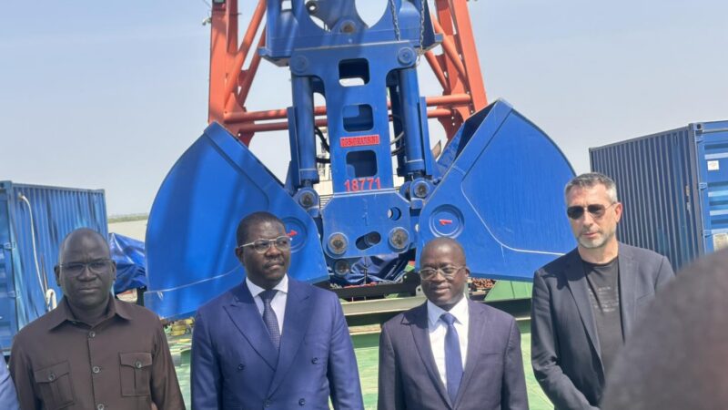Governo dá início às obras de dragagem do Porto de Bissau