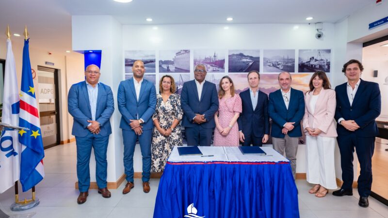 Cabo Verde – ENAPOR assina Protocolos de Cooperação Portuária com Portos de Portugal