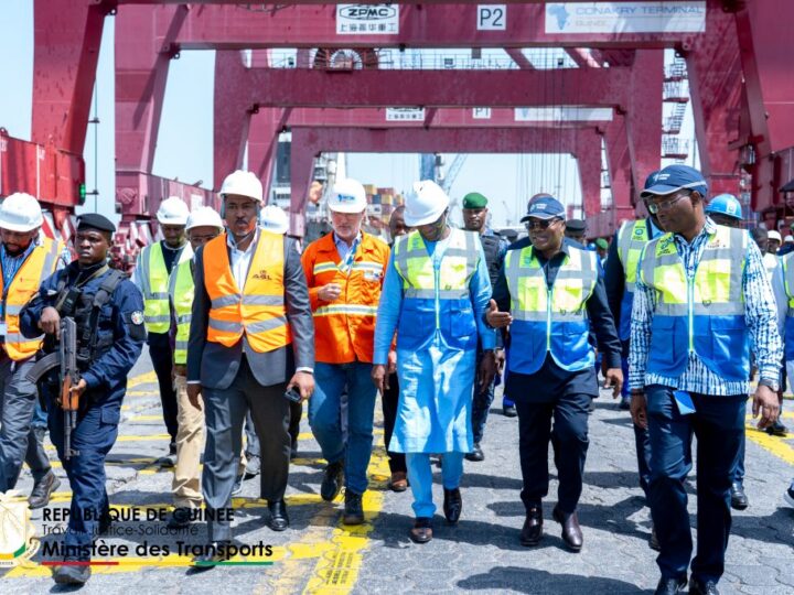 Guinée Conakry – Engorgement portuaire : le Premier Ministre et le Ministre des Transports en visite de terrain au Port Autonome de Conakry