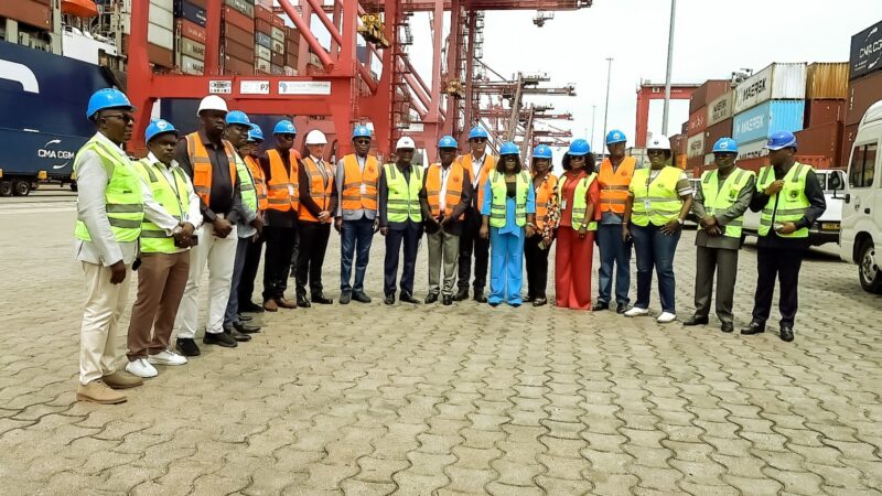 Congo – Les administrateurs du Port Autonome de Pointe-Noire visitent les grands chantiers structurants de développement du port