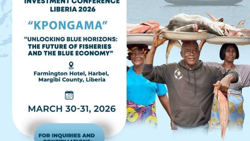Le Libéria accueillera une Conférence nationale sur l’investissement dans la pêche afin de libérer le potentiel de l’économie bleue