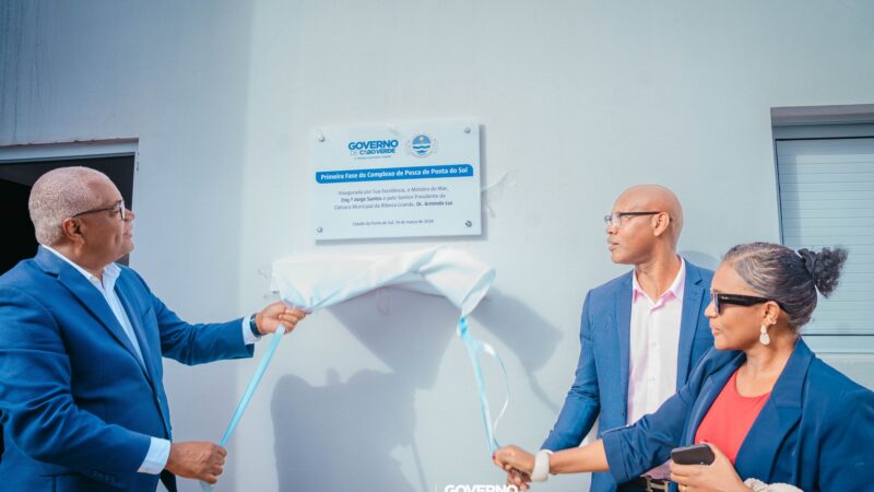 Ministro do Mar de Cabo Verde inaugura primeira fase do Complexo de Pesca da Ponta do Sol e reforça aposta na modernização do setor
