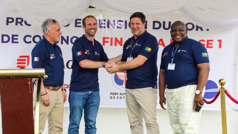 Bénin : Clôture de la phase 1 des travaux d’extension du port de Cotonou