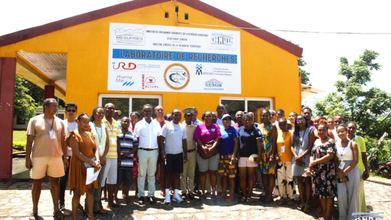 Madagascar : Visite du Ministre de la Pêche et de l&rsquo;Economie Bleue au Centre National de Recherches Océanographiques