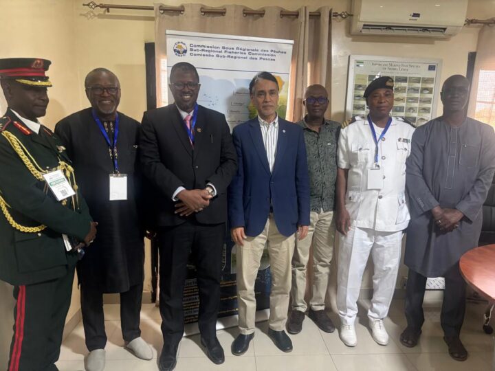 Coopération régionale : une délégation gambienne de haut niveau en visite à la CSRP pour renforcer la lutte contre la pêche INN
