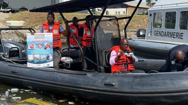 Côte d&rsquo;Ivoire – Lutte contre la pêche INN : opération de contrôle et de sensibilisation des acteurs de la pêche artisanale