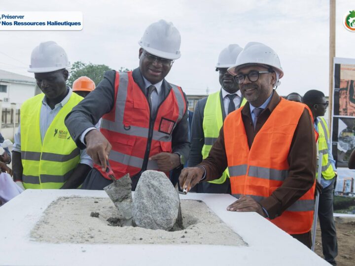 Côte d&rsquo;Ivoire – Cérémonie de pose de la première pierre du Nouveau centre de surveillance des pêches