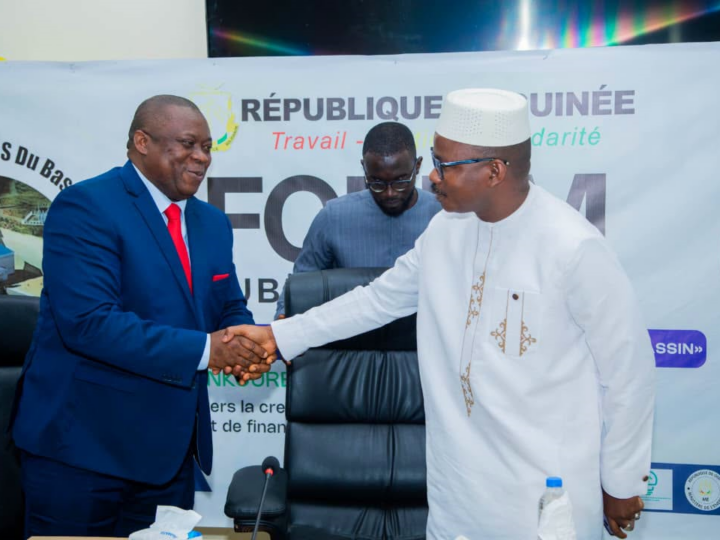Le Ministre Fassou THÉA a animé un panel sur la gouvernance durable des bassins versants de Konkouré en Guinée