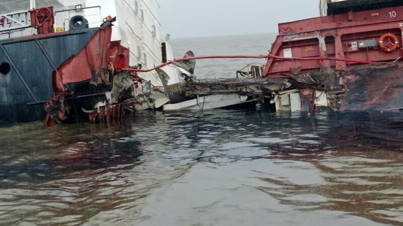 Cameroun – Collision entre deux navires sur le chenal du Port de Douala-Bonabéri : le trafic maritime rapidement rétabli
