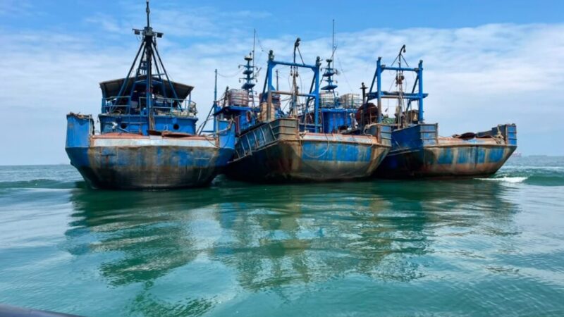 PÊCHE INN : TROIS CHALUTIERS ÉTRANGERS INTERPELLÉS, LE GABON RENFORCE LA PROTECTION DE SES RESSOURCES HALIEUTIQUES