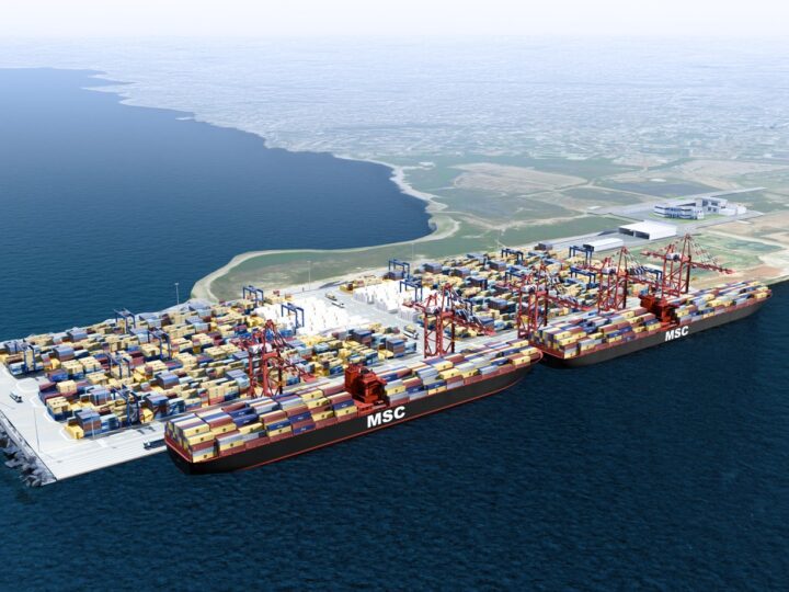Môle Est : Congo Terminal poursuit la construction d&rsquo;un terminal à conteneurs 100%  électrique