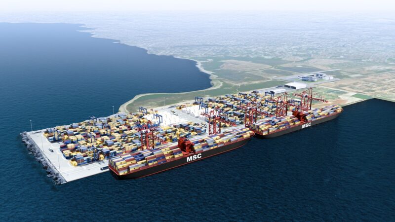 Môle Est : Congo Terminal poursuit la construction d&rsquo;un terminal à conteneurs 100%  électrique