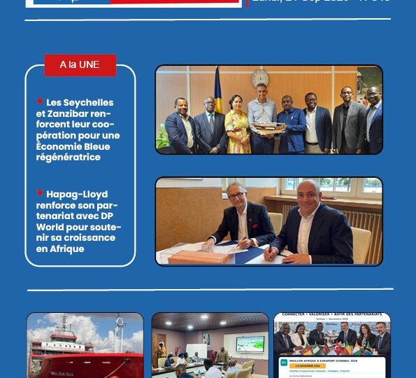 Maritimafrica News 7/7 (Semaine du 14 au 20 Septembre 2026)