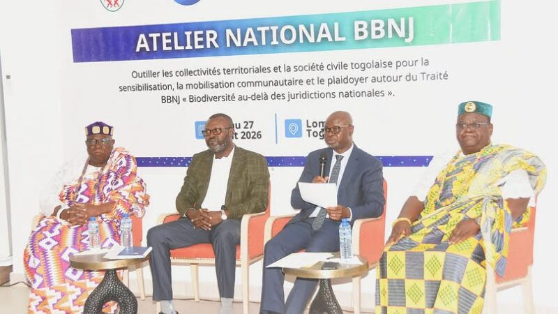 Accord BBNJ : le Togo étend la mobilisation aux acteurs du littoral et aux médias