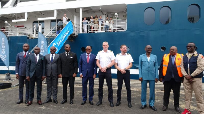 Tourisme et développement portuaire : Le SH Diana fait son grand retour au port de Pointe-Noire, Congo